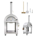 outdoor portable stainless steel pizza dome oven